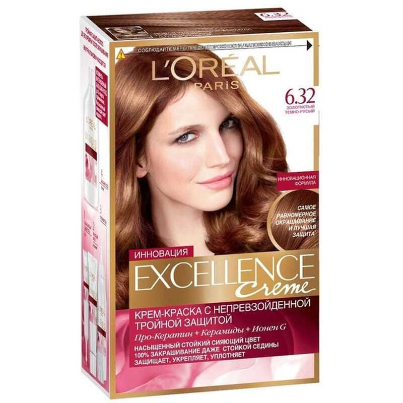 Краска лореаль экселанс: палитра цветов loreal excellence creme для волос