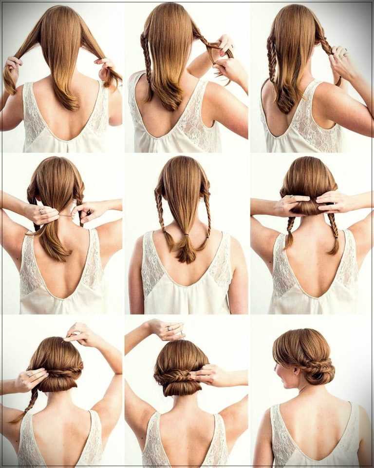 Пошаговые инструкции с фото по простым прическам на длинные волосы, которые можно сделать себе самой за несколько минут 10 повседневных укладок, которые легко повторить - читайте здесь