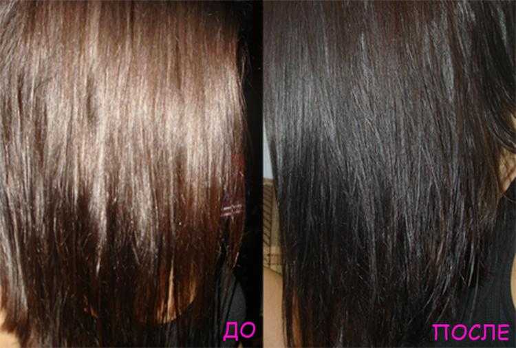 Окрашивание волос басмой в черный и каштановый, фото до и после, отзывы профессионалов, как разводить и техника покраски в домашних условиях
