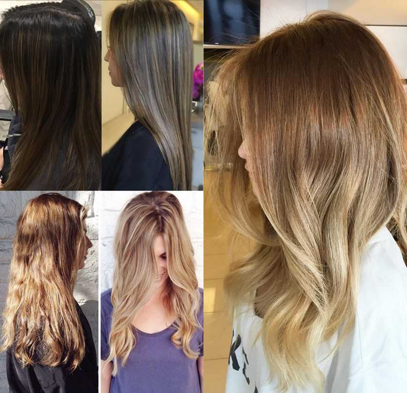 Бебилайтс на темных волосах фото до и после