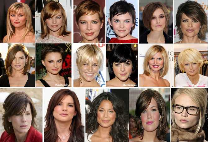 Причёски и стрижки для маленького лица: фото знаменитостей, советы стилистов