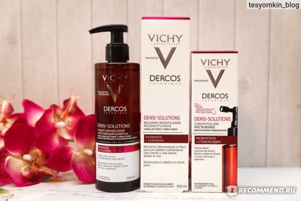 Шампунь vichy (виши) для роста волос: состав и преимущества, правила нанесения