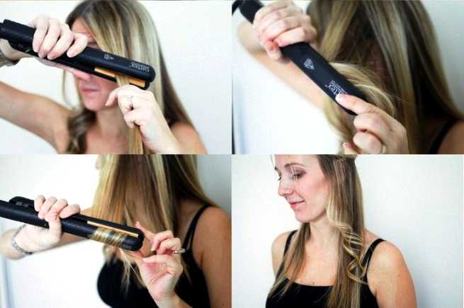 Как накрутить волосы утюжком для выпрямления волос: пошаговая инструкция с фото - luv.ru