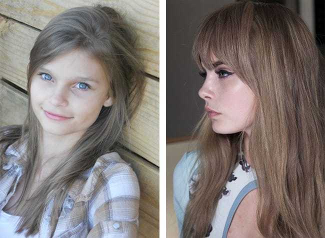 Фото цвет волос холодно русый фото до и после